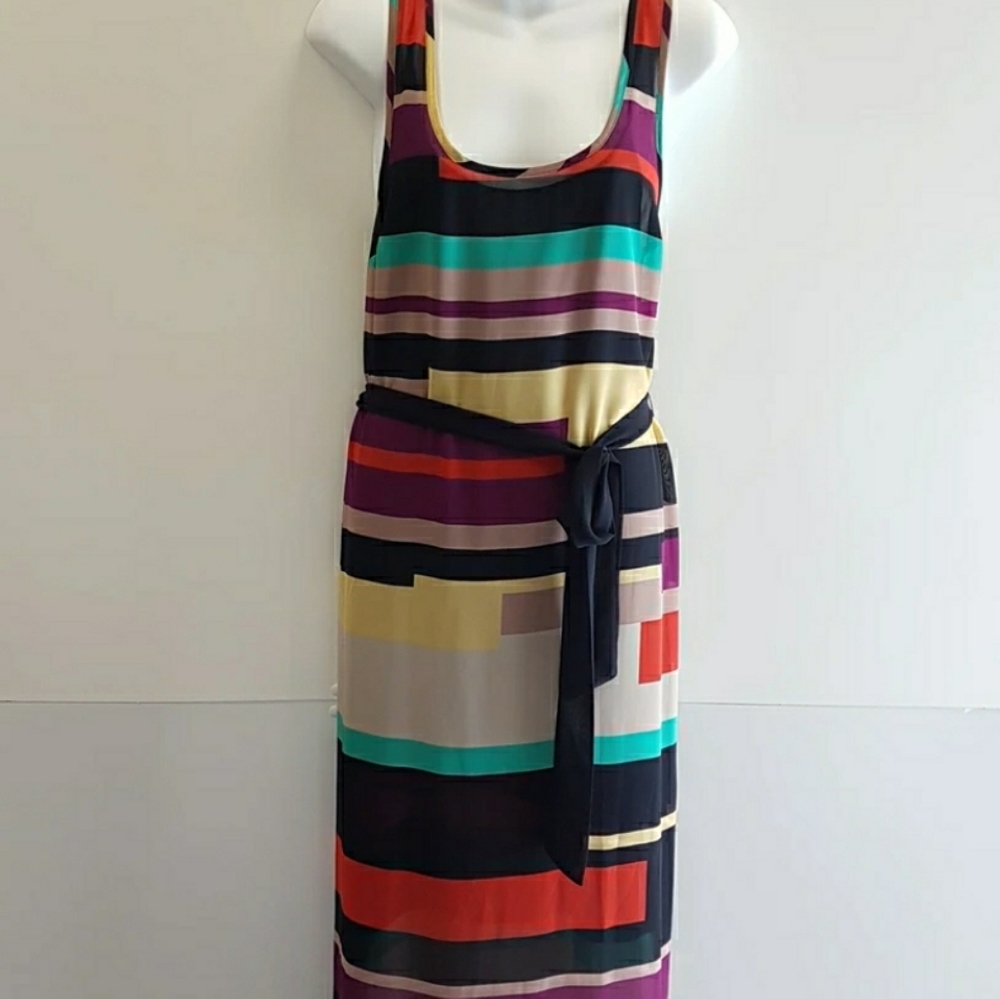 Guess maxi dress multicolored Sz S